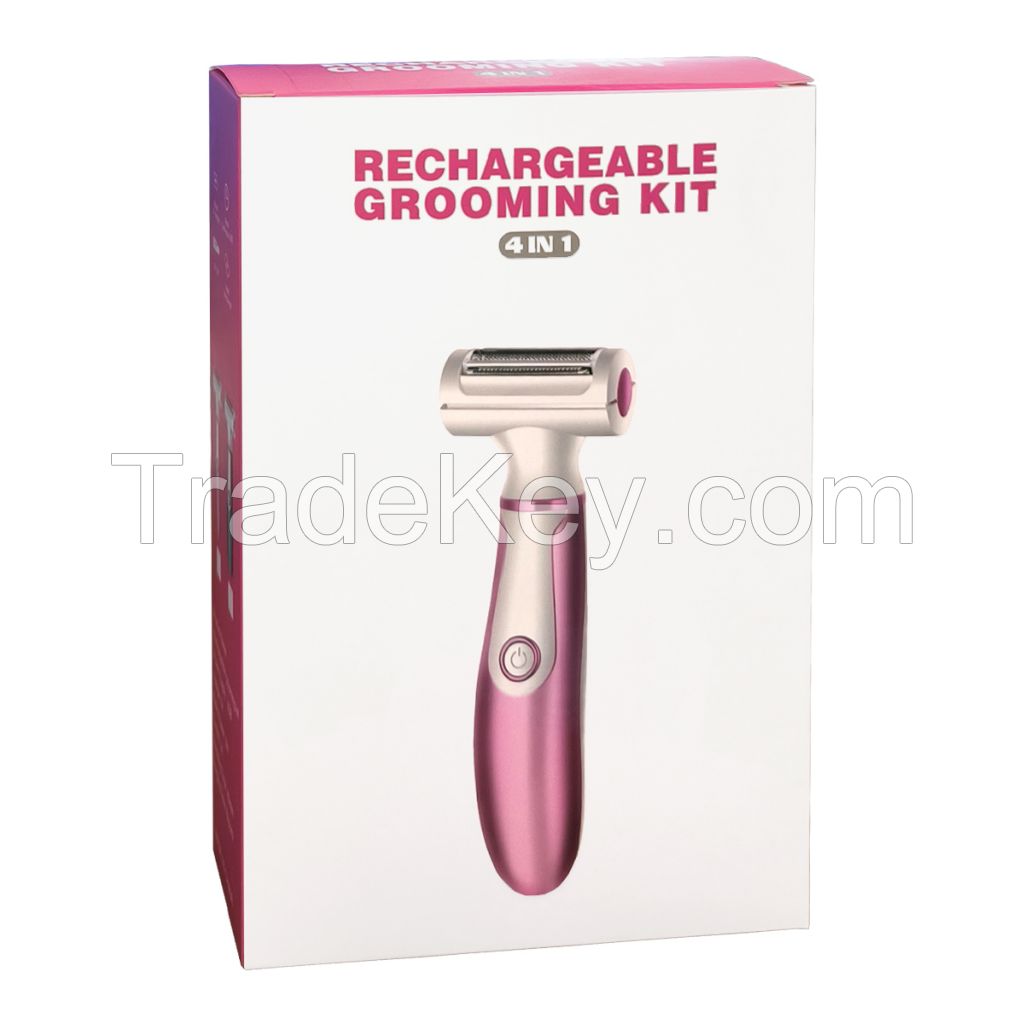 T20-4 in 1 Rechargeable Women's Trimmer, Shaver, Hair Clipper