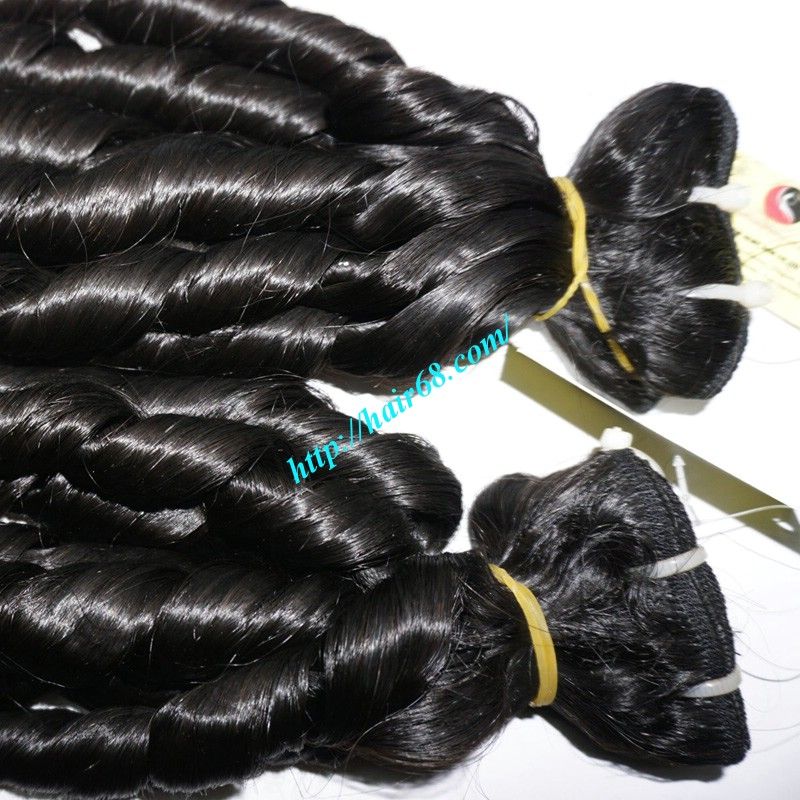 Loose Curly Weft Loose Wave Weft 100% Remy Human Hair