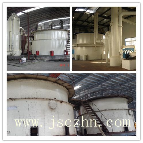 Fixed bed biomass gasification power plant