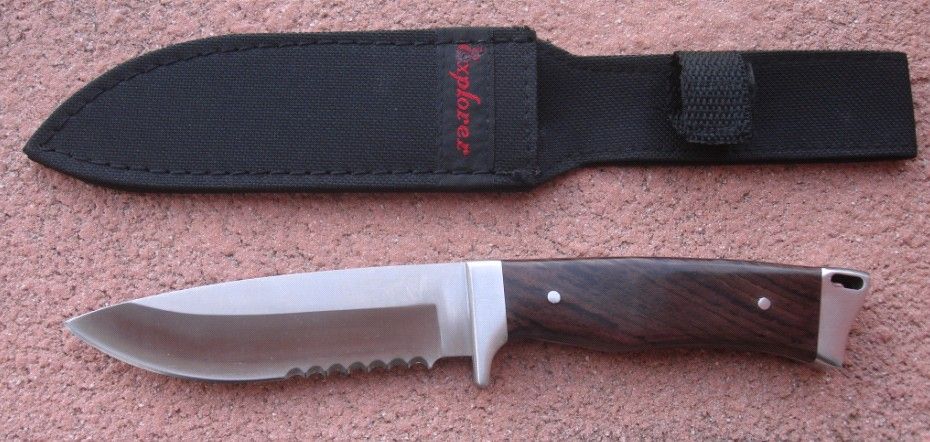 pakka wood handle knife