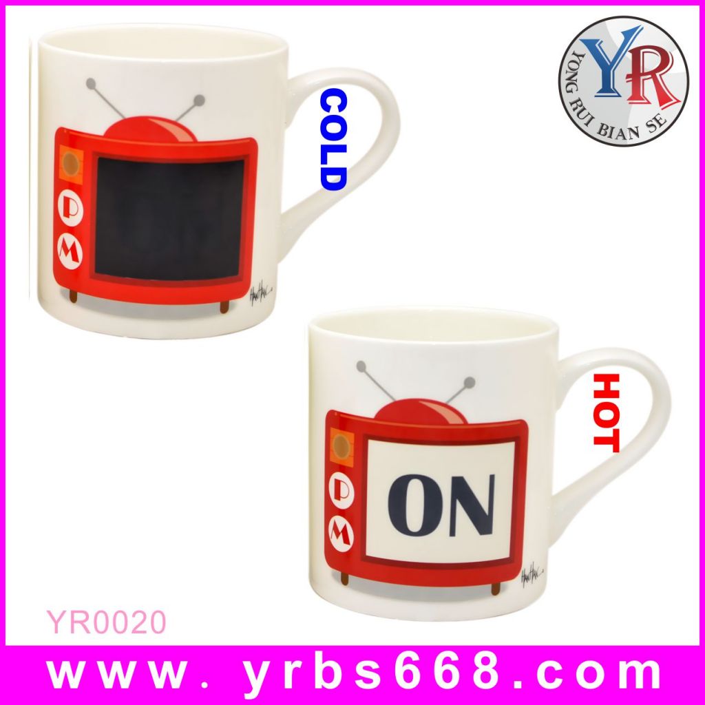 FDA SGS Proved Personality Magic Change Color Sexy Red Bikini Ceramics Coffee Mugs China Factory 