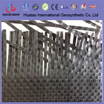 Filament sticking nonwoven geotextile fabric