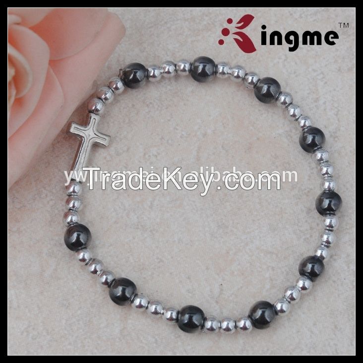 2015 Fashion Charm Elastic Rosary Beads Bracelets