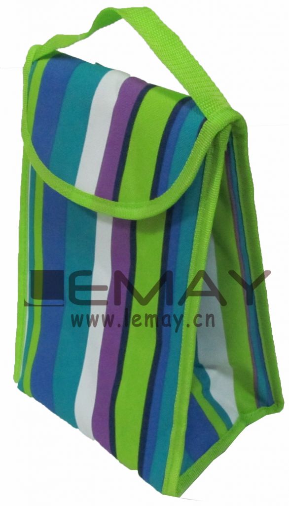 Polyester 600D red cooler bag