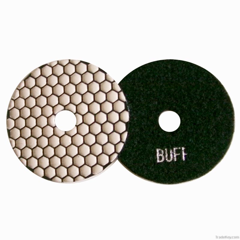 diamond dry polishing pad