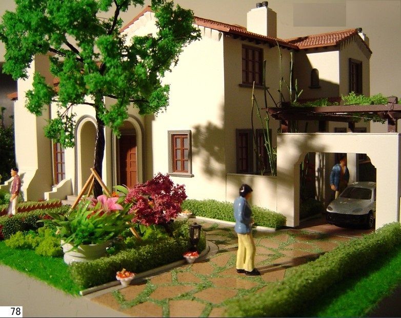 residential scale model,villa building model,apartment building model,resort building model