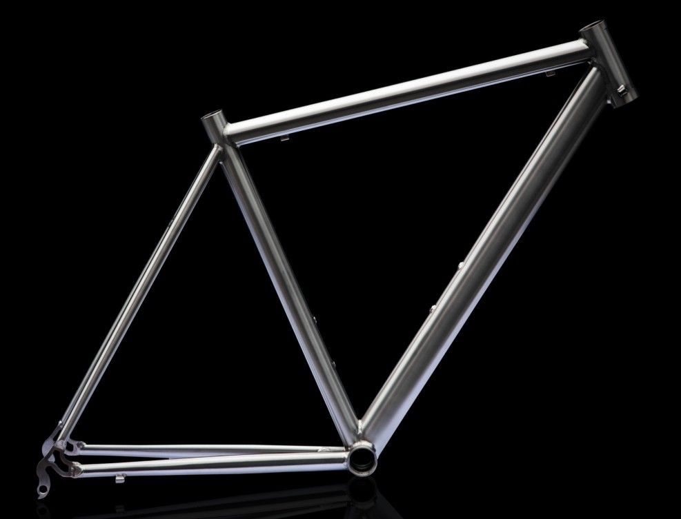 Titanium bicycle frame