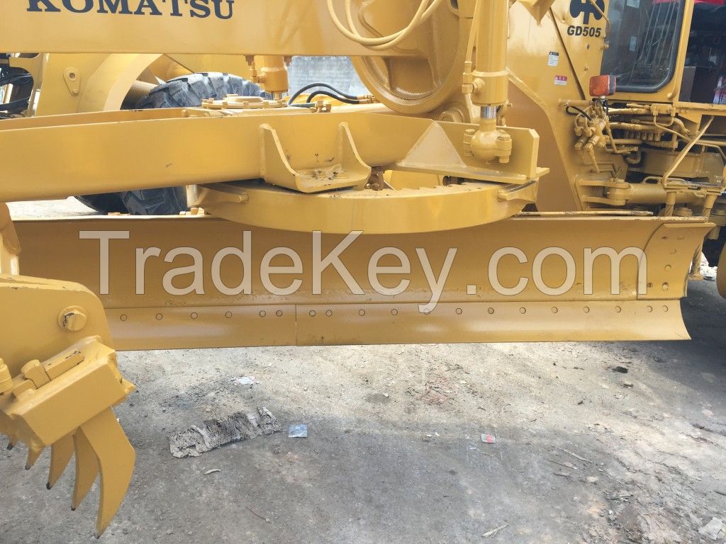 Used  Komatsu GD505A  Motor Grader For Sale