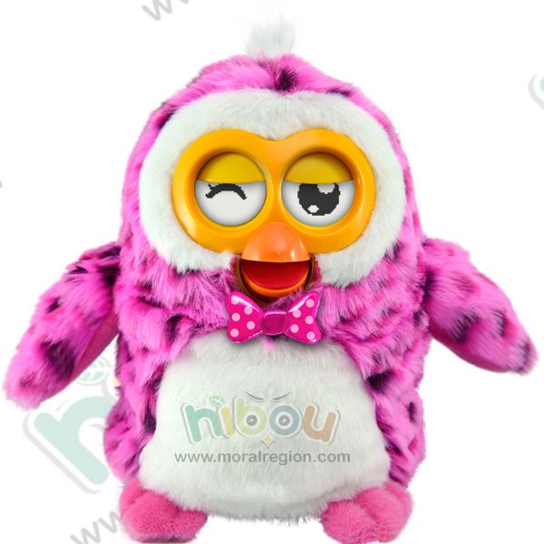 2014 new hot HIBOU electronic pet, educational toy, plush talking toy