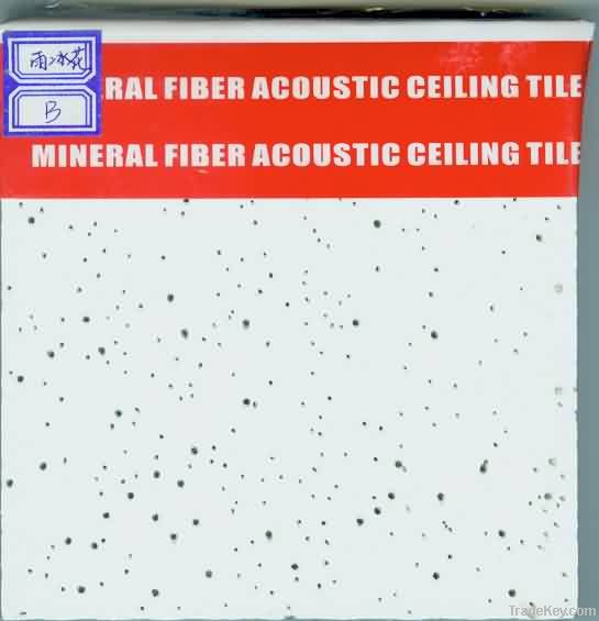 Mineral fiber ceiling tiles