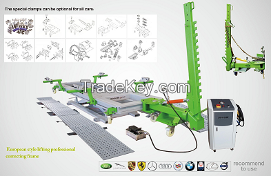 European car bench frame machine auto collision repair system -H-T6