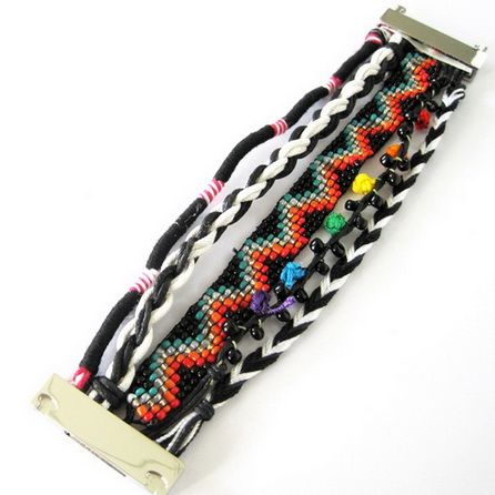 Rice Beaded Magnetic Clasp Handmade Bracelets