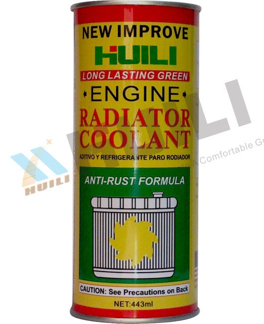 green color car radiator coolant 