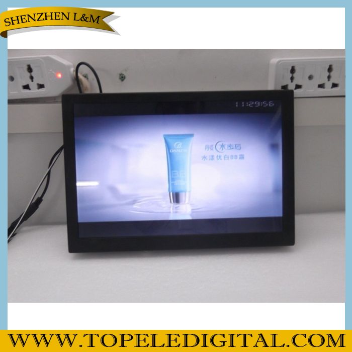 15inch HD wall mount lcd advertising display