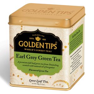 Golden Tips Earl Grey Green Full Leaf Tea 