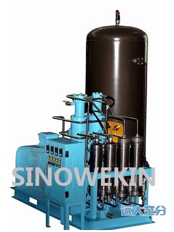 Oxygen packing unit