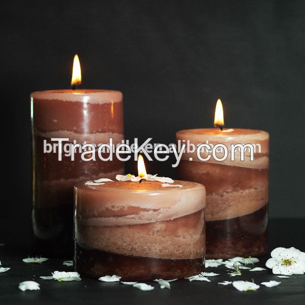 top sale high quality pillar candles scented candle