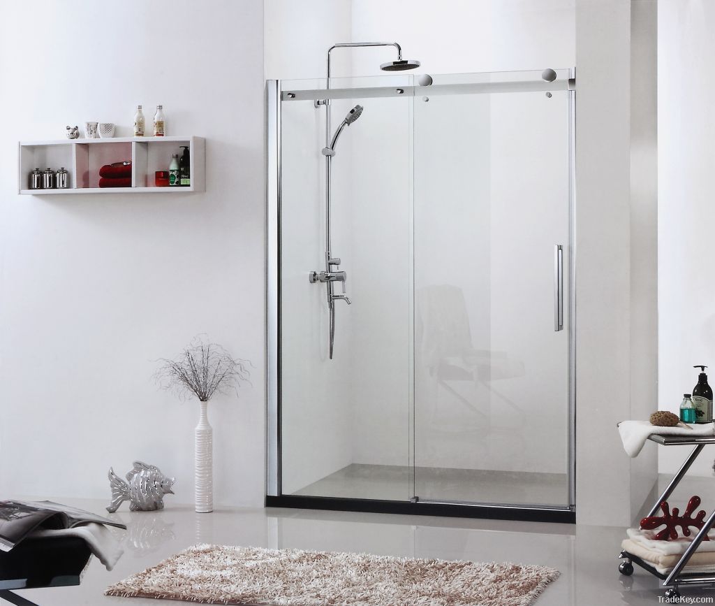 shower door with roller