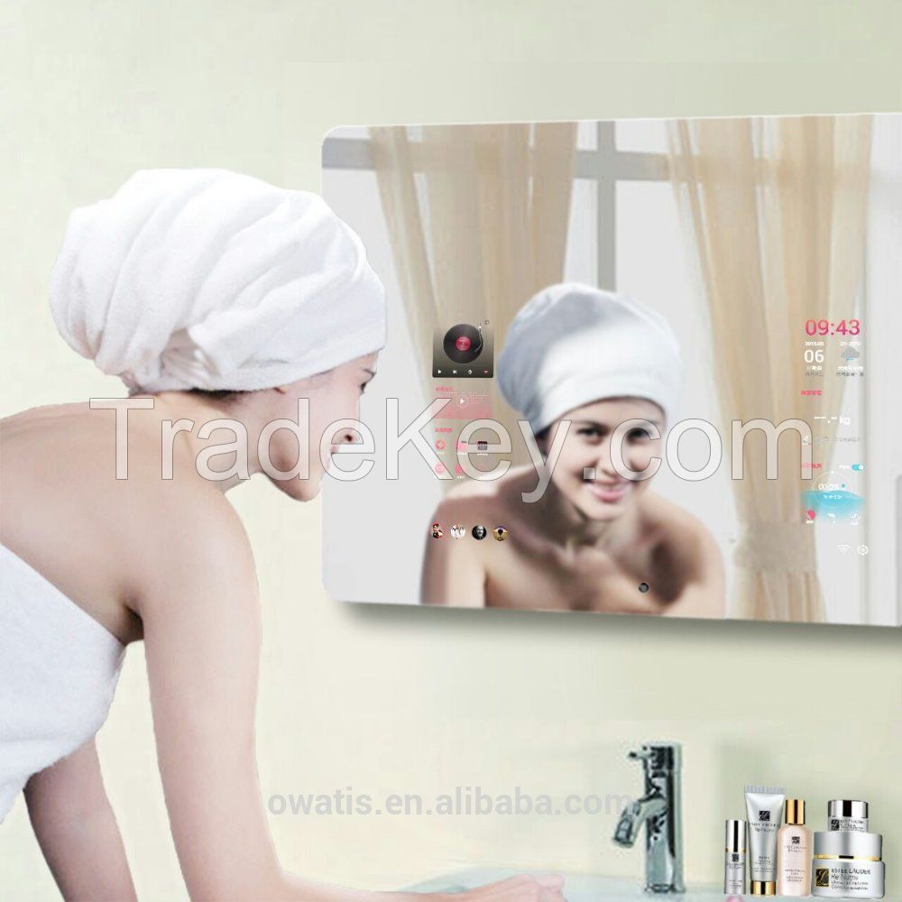 Smart mirror with 23.6 inch touch screen