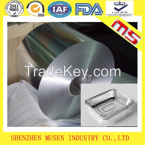 Jumbo roll aluminum foil for FDA food container