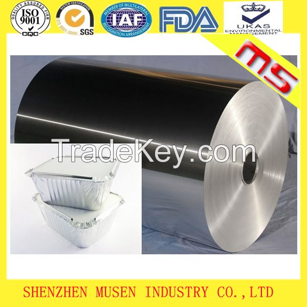 Jumbo roll aluminum foil for food grade container