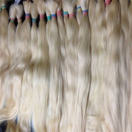 Blond Human Hair Bulk