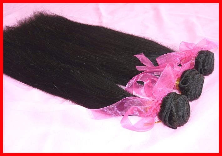 5A Unprocessed Brazilian Virgin Hair 3pcs/lot Straight Natural Color