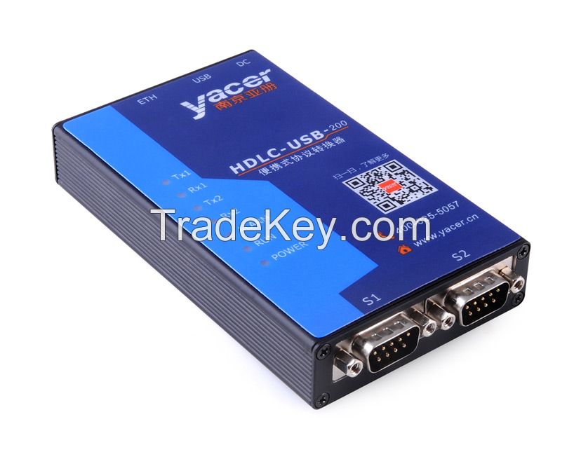 HDLC-USB Portable Protocol Converter