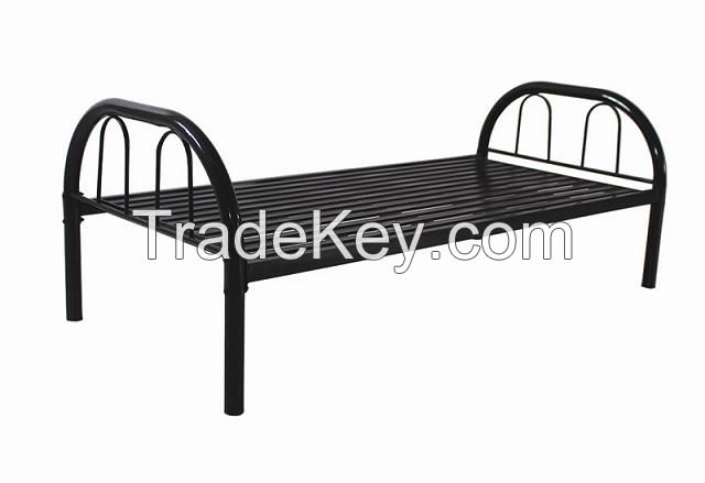 14kgs Metal Single Bed,School Bed,Cheap Steel Metal Single Bed Export to Dubai Doha