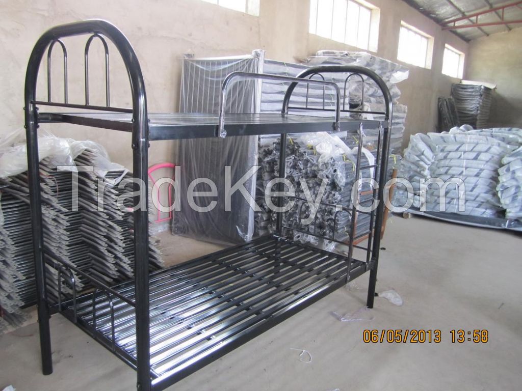 28kgs Metal Bunk Bed /Cheap Steel Metal Bunk Bed Export to Dubai Doha