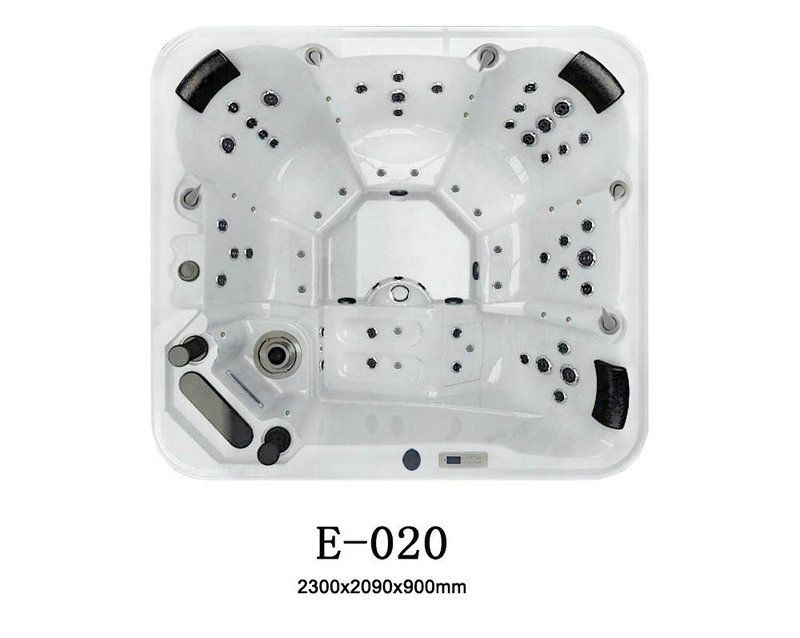 6 person spas hot tub E902 Lujia Sanitary Ware 