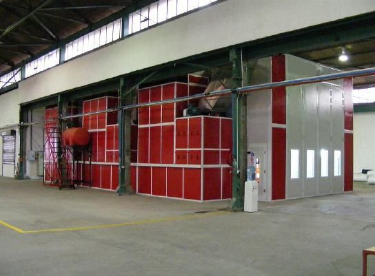 Bus & truck spray booth