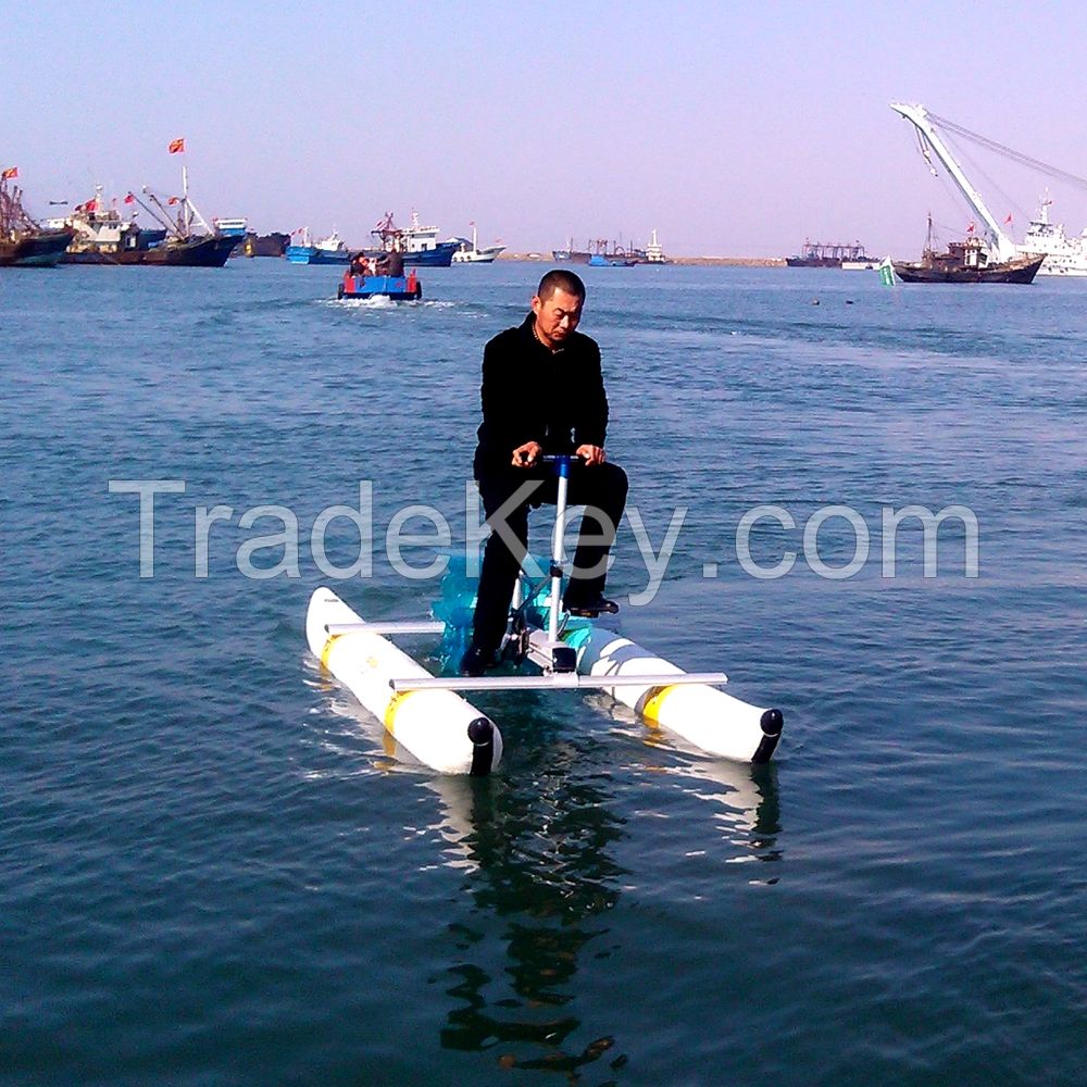 Portable inflatable pontoon tubes Water Bicycle Water Bike Sea Bicycle Sea Bike Supplier