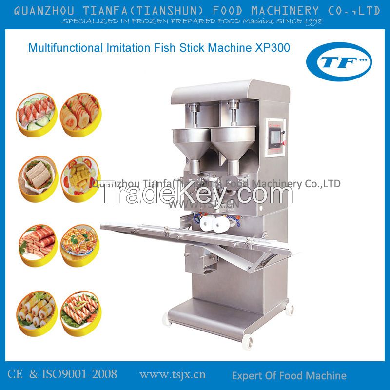 Multifunctional imitation crab sticks machine