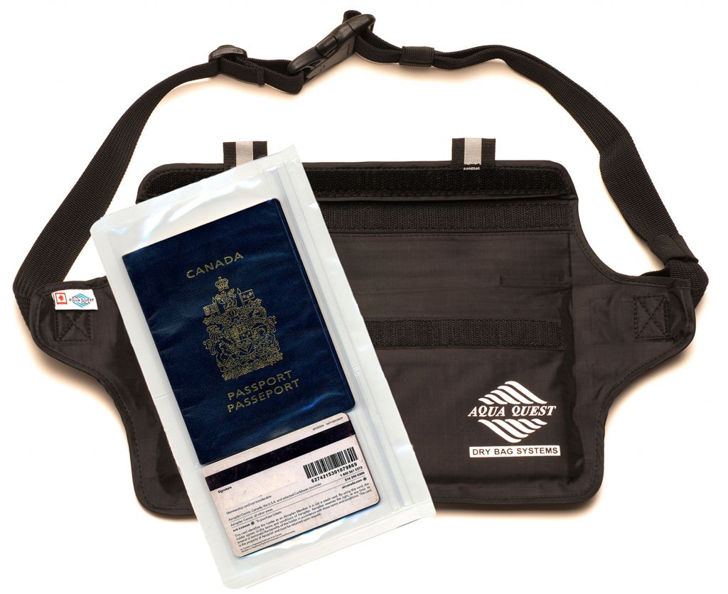 Aqua Quest Money Belt - Black Model