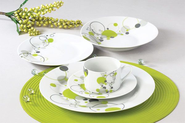 20 pcs square dinner set with fashion design,porcelain and bone china option