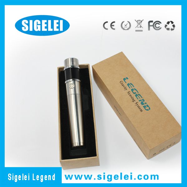 Electronic cigarette manufacturer China sigelei legend with gravity sensing system VV mod personal vaporizer