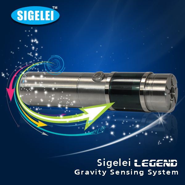 Electronic cigarette manufacturer China sigelei legend with gravity sensing system VV mod personal vaporizer