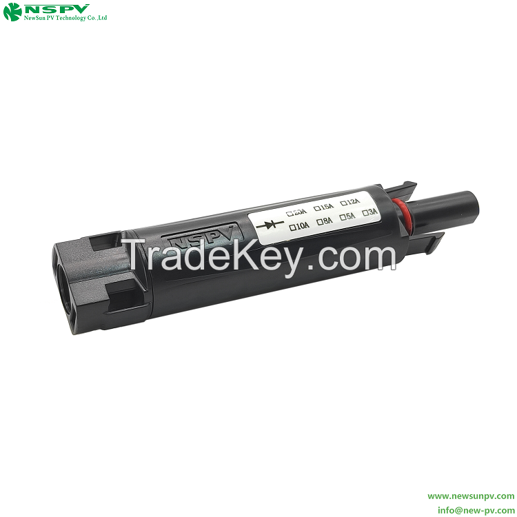PV4.0 Solar Diode Connector 1000VDC 30A Solar Inline Bocking Diode For Photovoltaic System