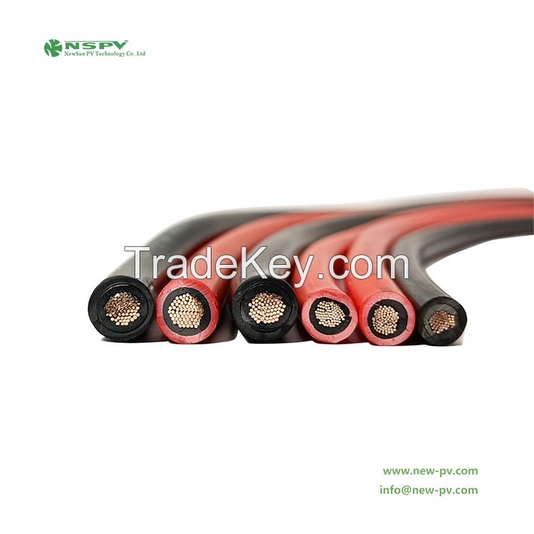 Solar DC Cable PV Solar Wire 2.5mm2 4mm2 6mm2 10mm2 1500V XLPE Cable