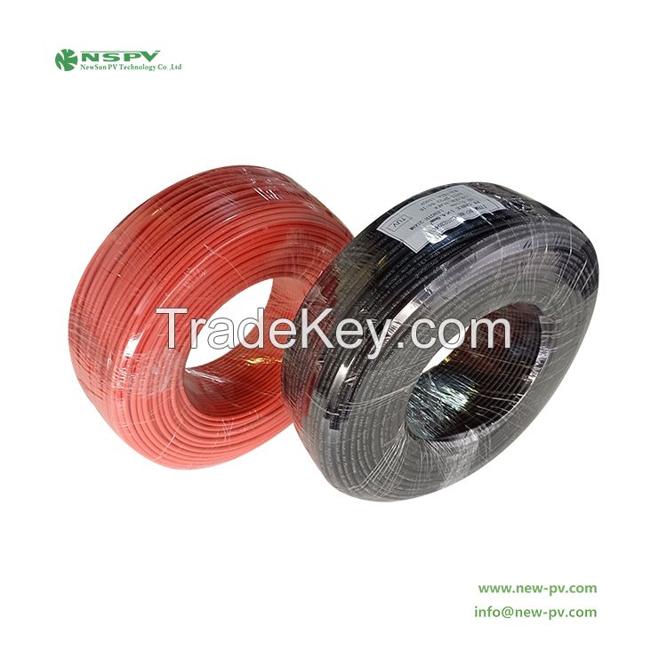 Solar DC Cable PV Solar Wire 2.5mm2 4mm2 6mm2 10mm2 1500V XLPE Cable