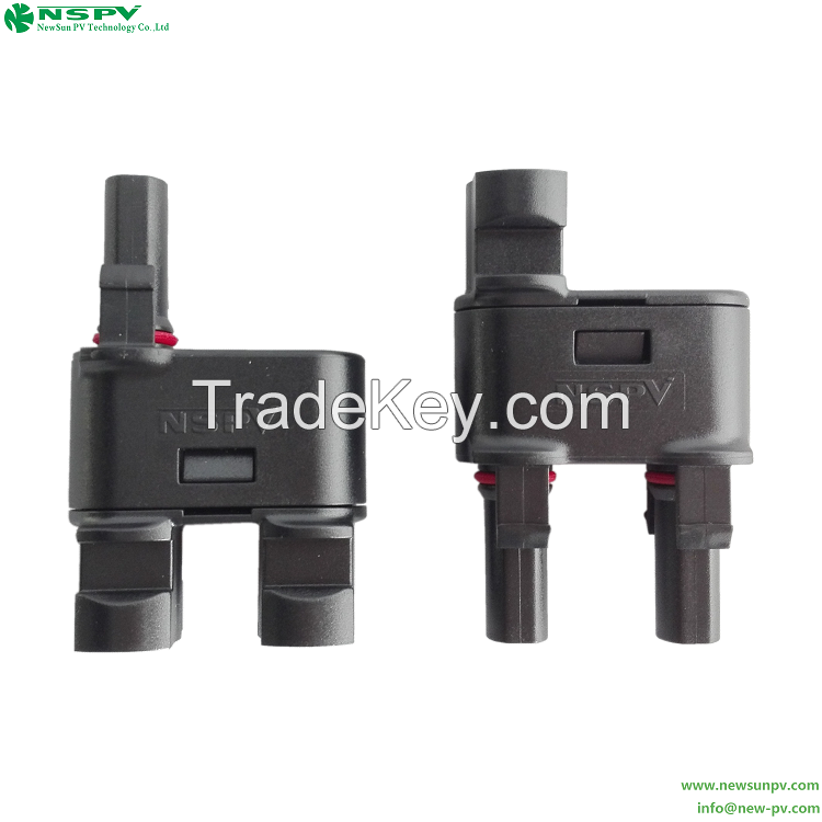 1500VDC 60A Solar Branch Connectors IP68 Waterproof Photovoltaic Branch Connectors For Photovoltaic System