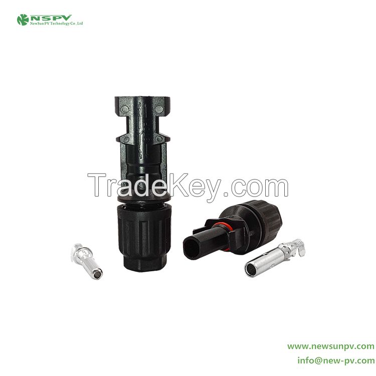 TUV Solar Wire Connectors PV Cable Connector Compatitable With mc 4 Evo2 Connector 1000VDC 1.5-6mm2 Solar Connectors