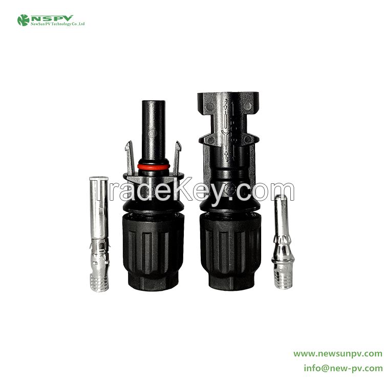 TUV Solar Wire Connectors PV Cable Connector Compatitable With mc 4 Evo2 Connector 1000VDC 1.5-6mm2 Solar Connectors