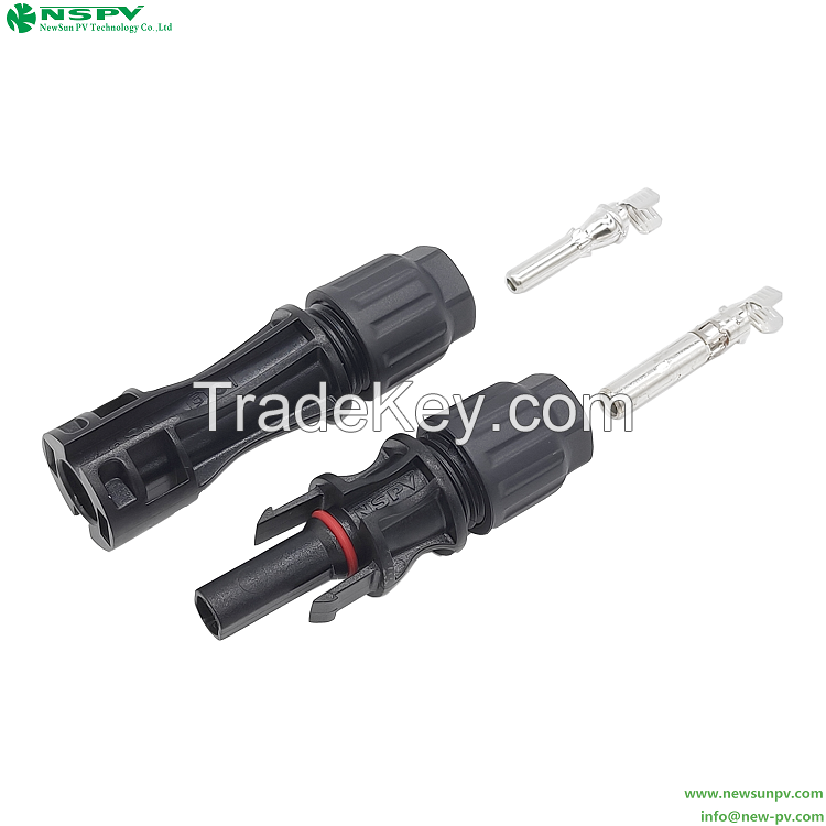 TUV Approved 1500VDC Solar Cable Connector IP68 Waterproof PV Wire Connector For Solar Panel