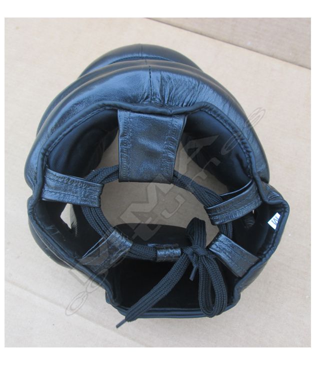 Premium Leather Full Face Nose Bar Head Guard Ã¢ï¿½ï¿½ Black Color | Wholesale Price