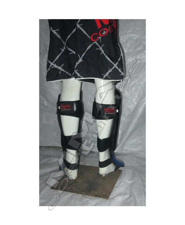 Wholesale Artificial Leather IMF-Padded Hybrid Shin Instep Guards for Boxing, MMA, Muay Thai & Kickboxing