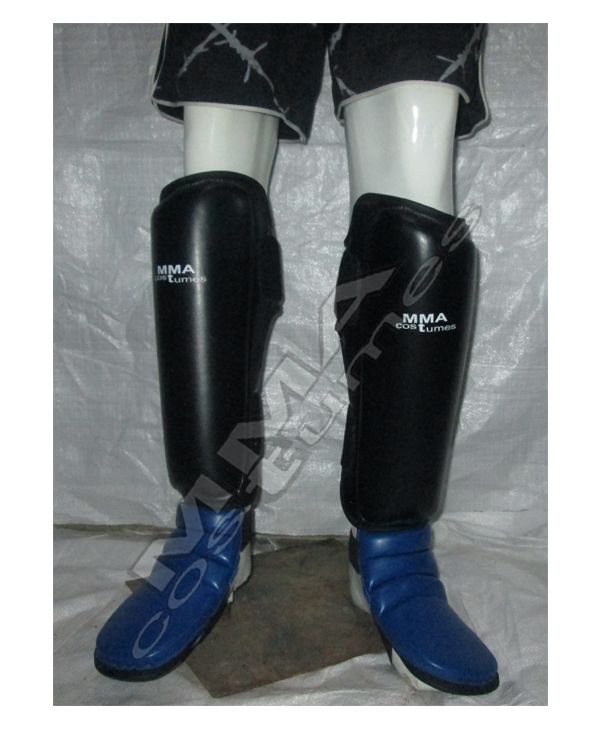 Wholesale Artificial Leather IMF-Padded Hybrid Shin Instep Guards for Boxing, MMA, Muay Thai & Kickboxing