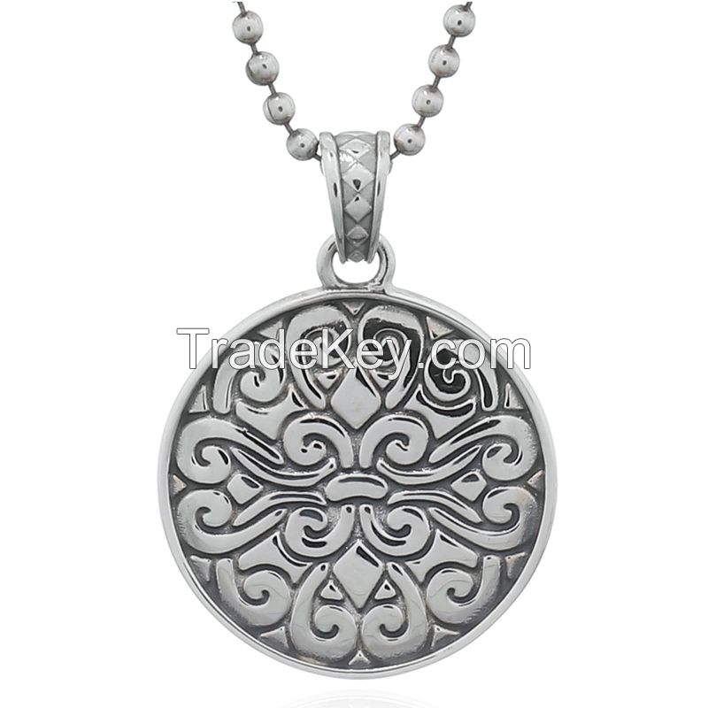 Fleur De Lis 925 Sterling Silver Pendant