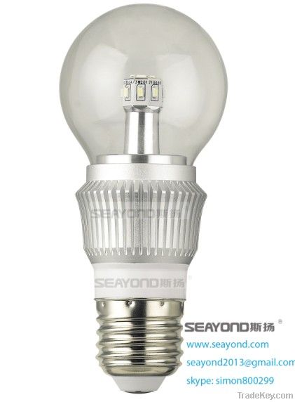 led candle bulb, 360 degree glowing bulb, aluminum heat sink bulb